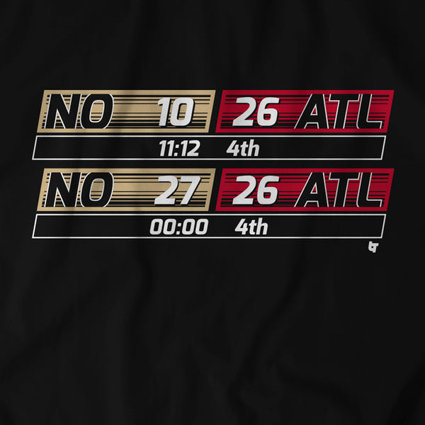 NOLA Scoreboard T-Shirt | New Orleans Pro Football