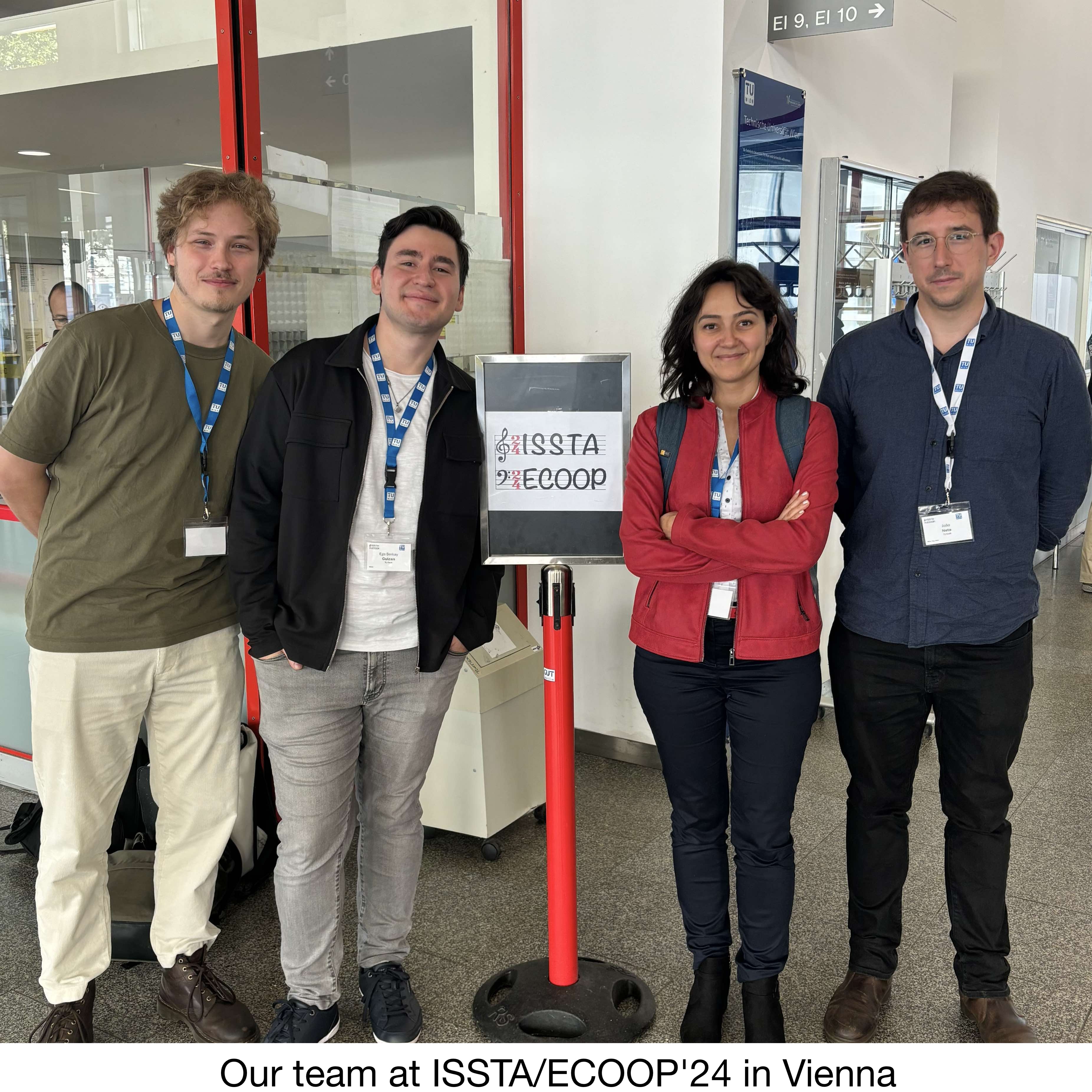 Our team at ISSTA/ECOOP'24 in Vienna