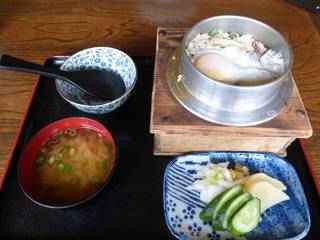 山菜釜めし定食