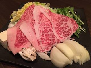 個室居酒屋 肉と日本酒 いぶり 錦糸町店_Ａ４和牛のすき焼き