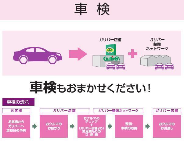 ２年に１回の車検、命を預けるお車だからこそ、日頃の安全点検はもちろん、定期的な整備もお任せ下さい。