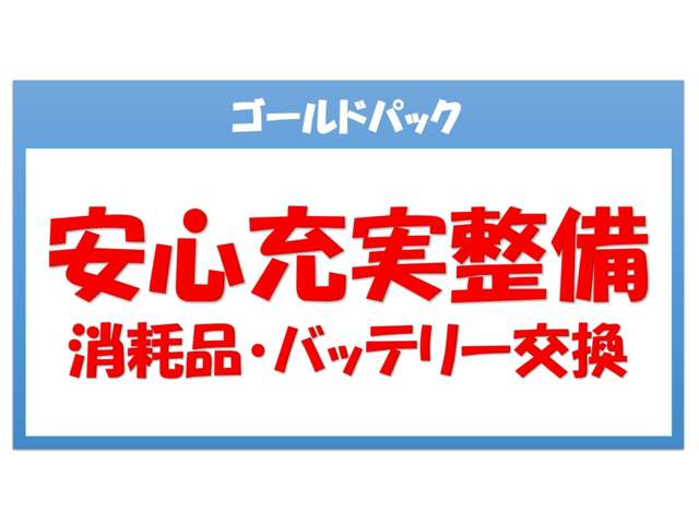 整備のプロによる安心の充実整備付き☆バッテリー・オイル・エレメントなどは新品交換を行い、安心してお車にお乗りいただけます