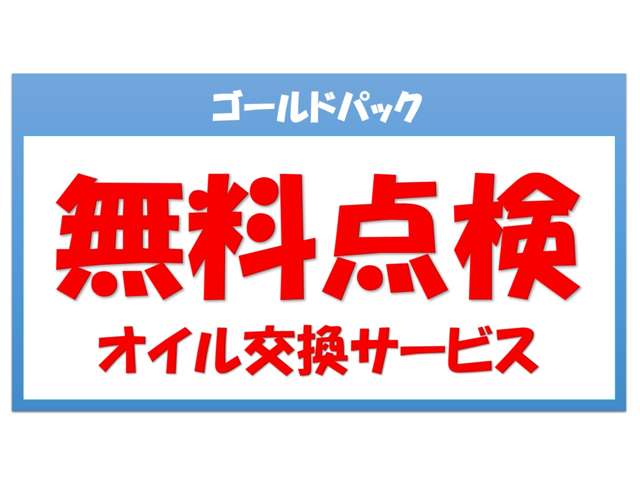 納車後の１か月・６か月点検を行い、納車後に気になる部分を再整備いたします。さらには、点検時オイル交換サービス付きです。