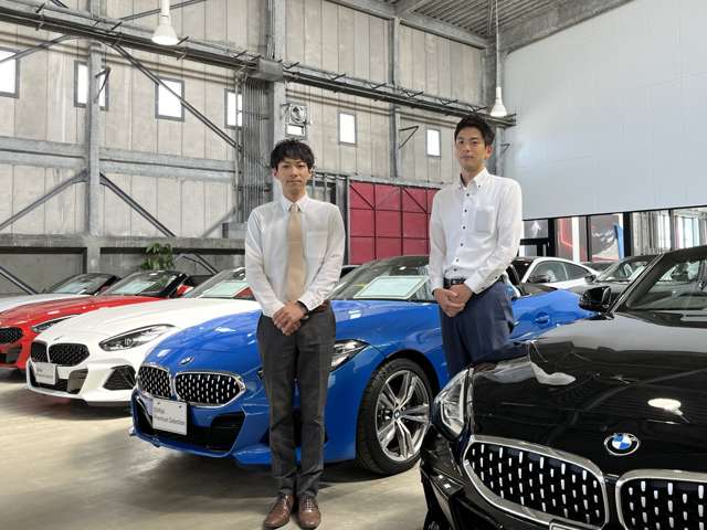 清原（右）伊藤（左）。BMWの走る楽しさとMINIのデザイン、ゴーカートフィーリングをより多くのお客様へお届けいたします！