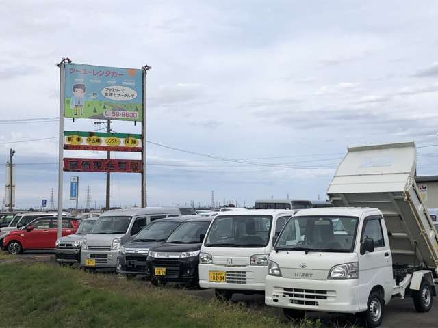 軽・コンパクト・4WD・セダン・軽トラ・商用車など、ズラリ展示中！安心納得の新車/中古車選びをお手伝い致します！