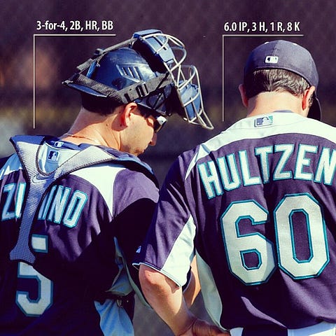 Mariners prospects Mike Zunino and Danny Hultzen had great 2013 debuts for the Tacoma Rainiers.