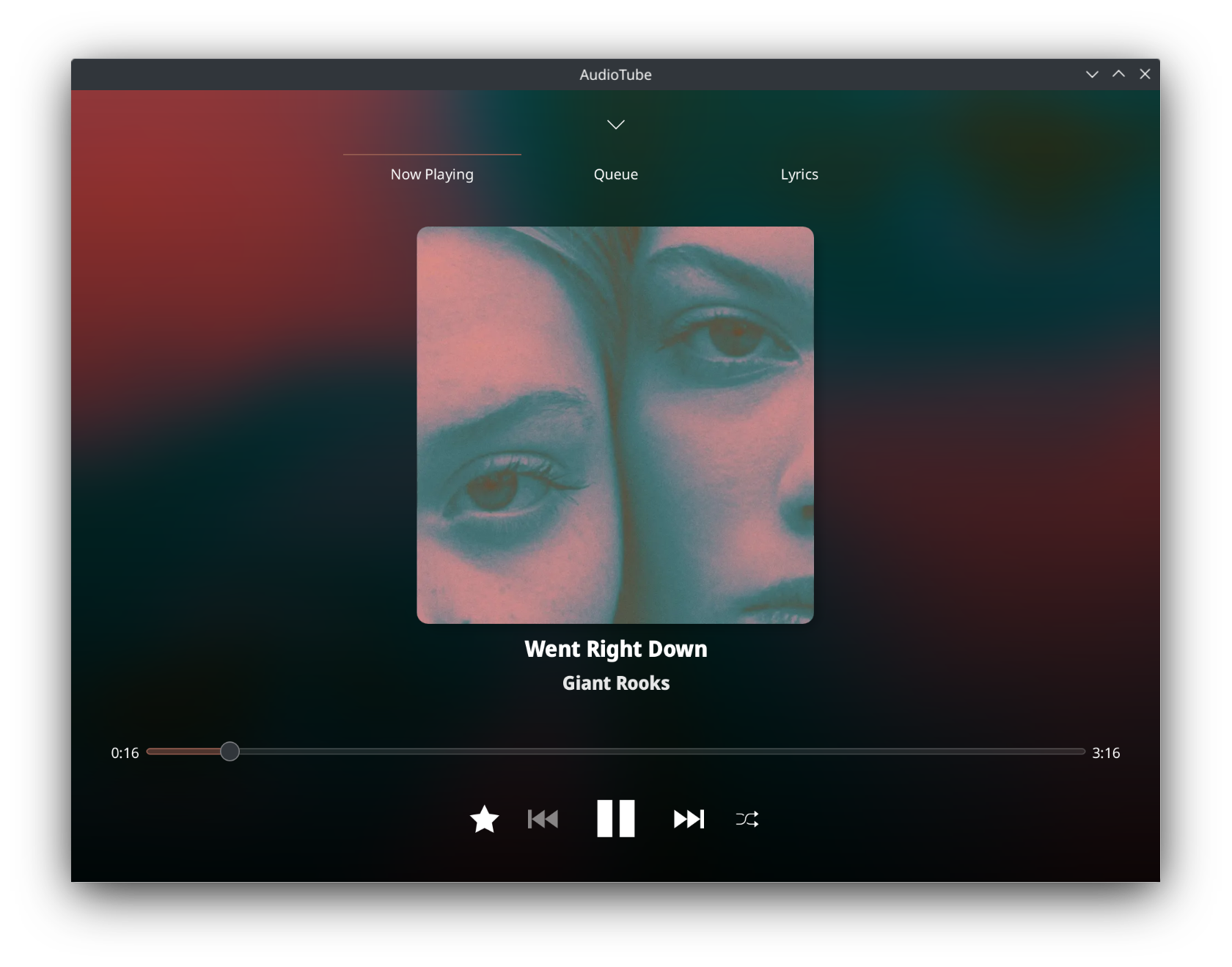 Screenshot of AudioTube