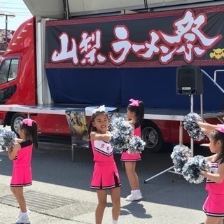 ラーメン祭りにてチアダンス