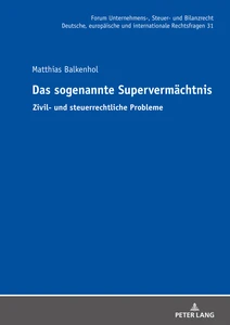 Title: Das sogenannte Supervermächtnis