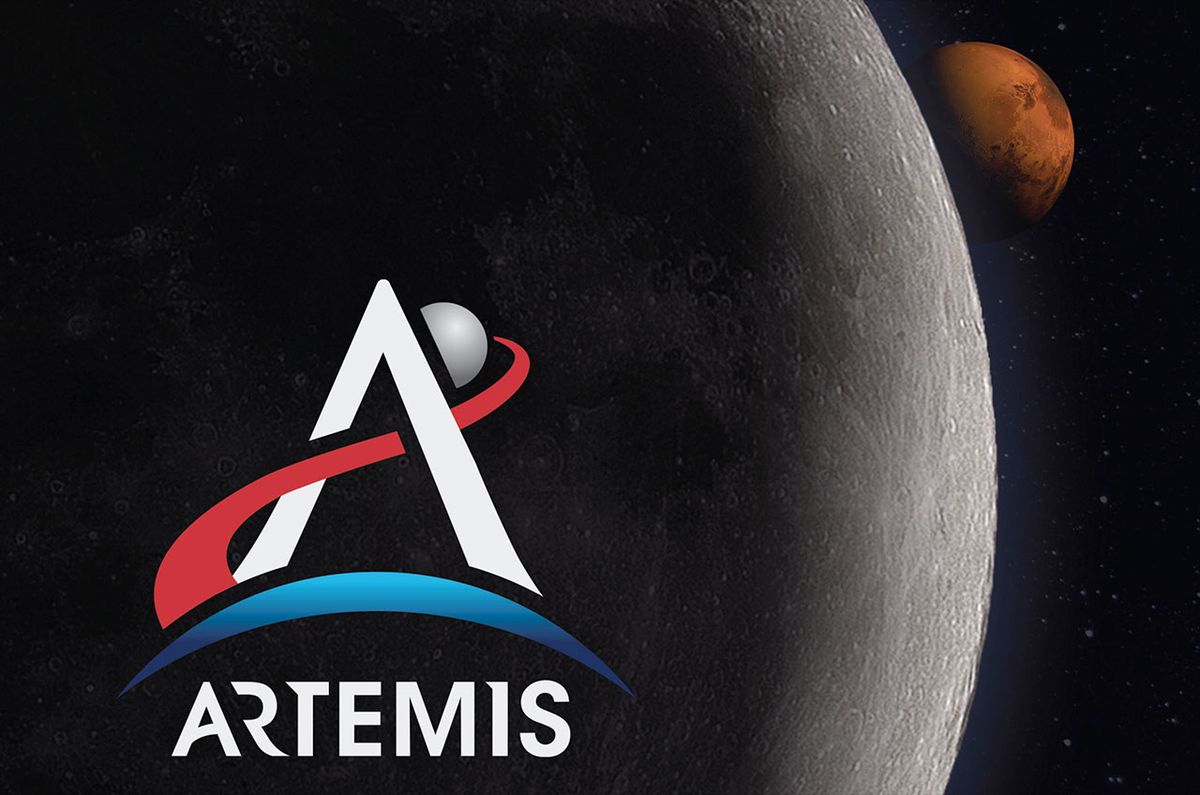 NASA’s new Artemis program logo was revealed on the eve of the 50th anniversary of the Apollo 11 first moon landing.