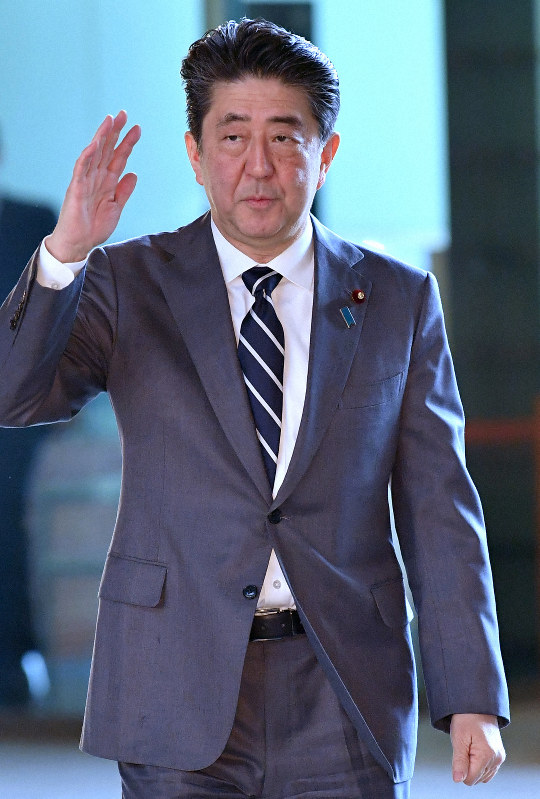 安倍晋三首相＝首相官邸で2019年3月12日、宮間俊樹撮影