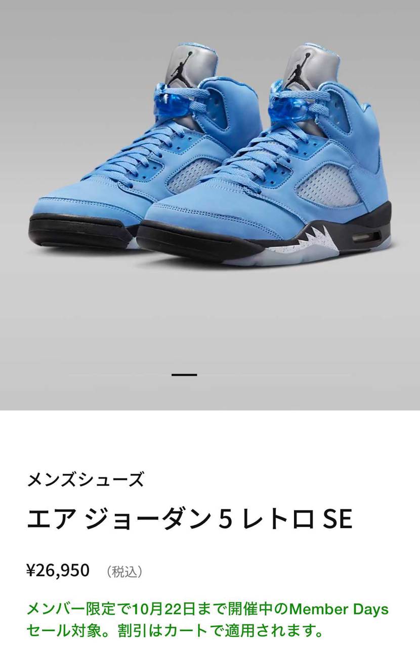 NIKEのセールに。