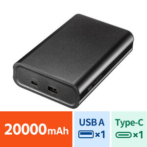 oCobe[ Type-C e 20000mAh 72Wh PD60W m[gp\R USB[d s@݉ s PSEKi