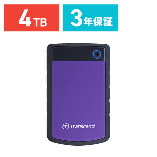 Transcend Otn[hfBXN StoreJet 25H3P 4TB USB3.0Ή ϏՌVRAE^[P[X TS4TSJ25H3P TS4TSJ25H3P