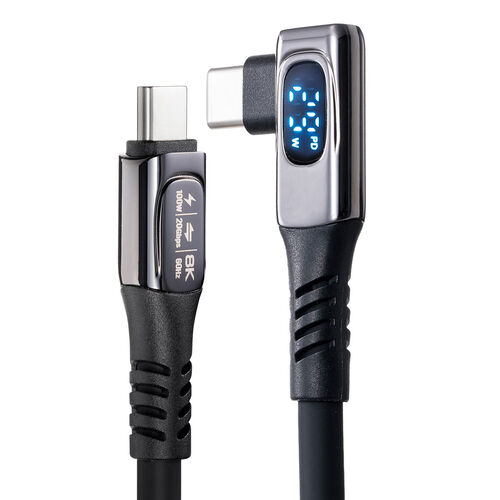 yVi|Cg10{zUSB Type-CP[u W\@\t USB4 8K/60Hz LRlN^ f`B\ PD100WΉ 1m VRP[u  [d f[^] 500-USB087L-1