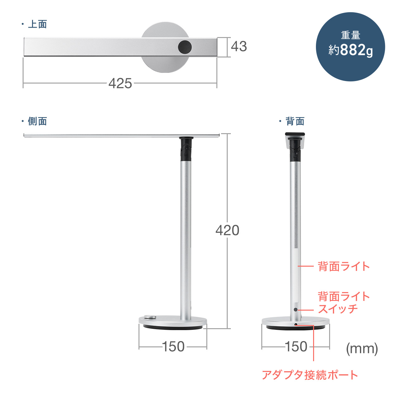 fXNCg LEDCg dCX^h A~ X^CbV  FxύX ő1000NX K^ 800-LED069DS