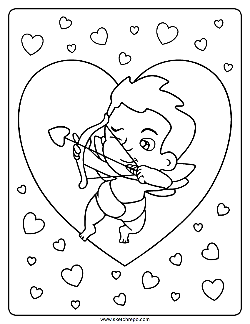 Valentine’s Day Coloring Pages