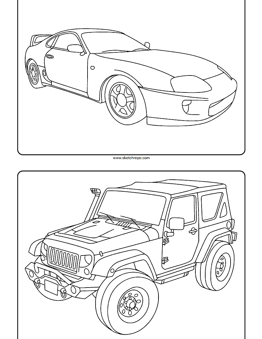 Cars Coloring Pages