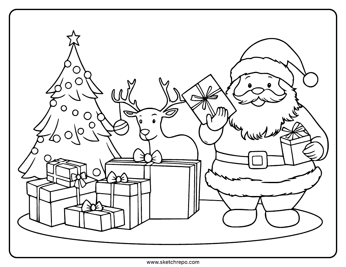 Christmas Coloring Page