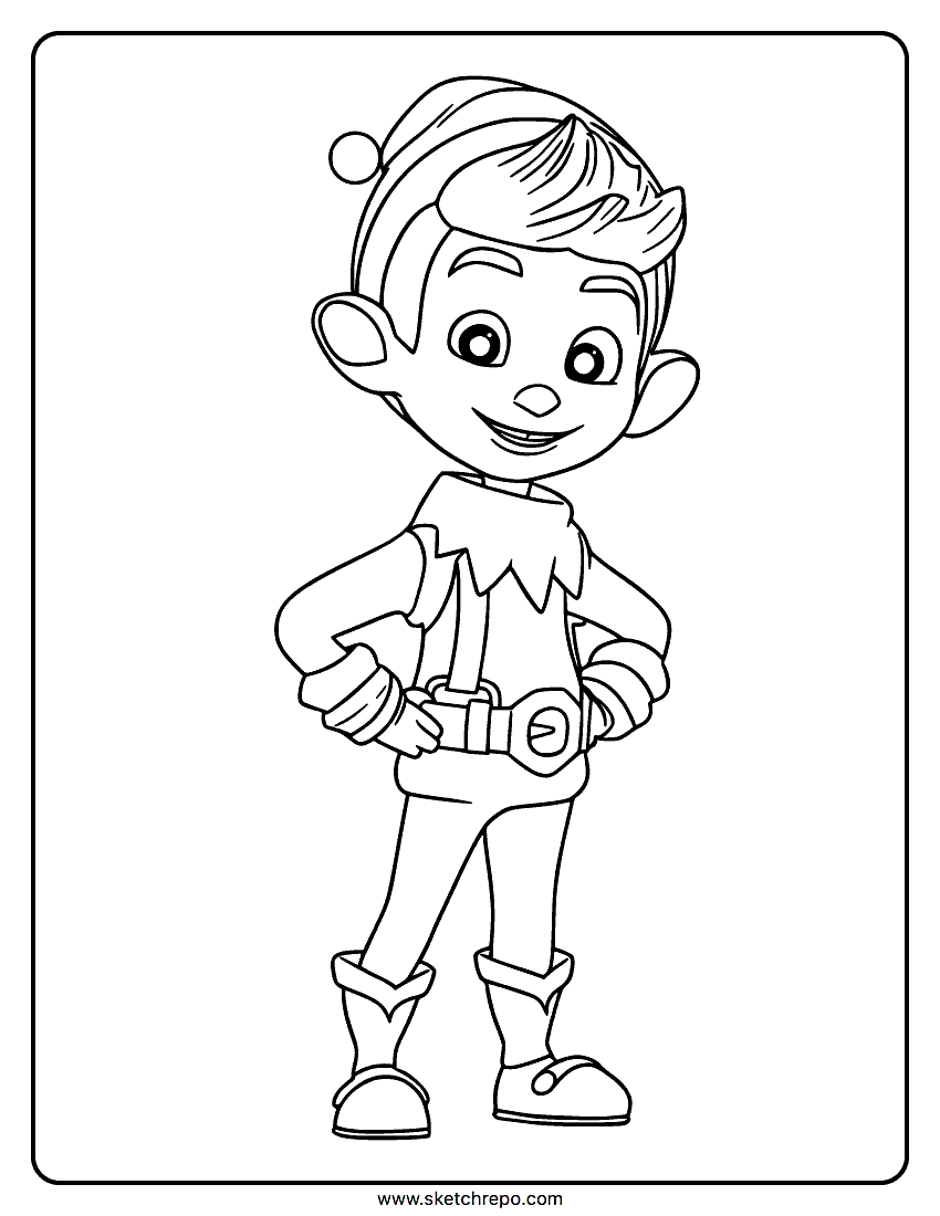 Elf Coloring Pages