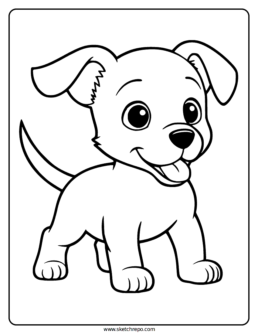 Puppy Coloring Pages