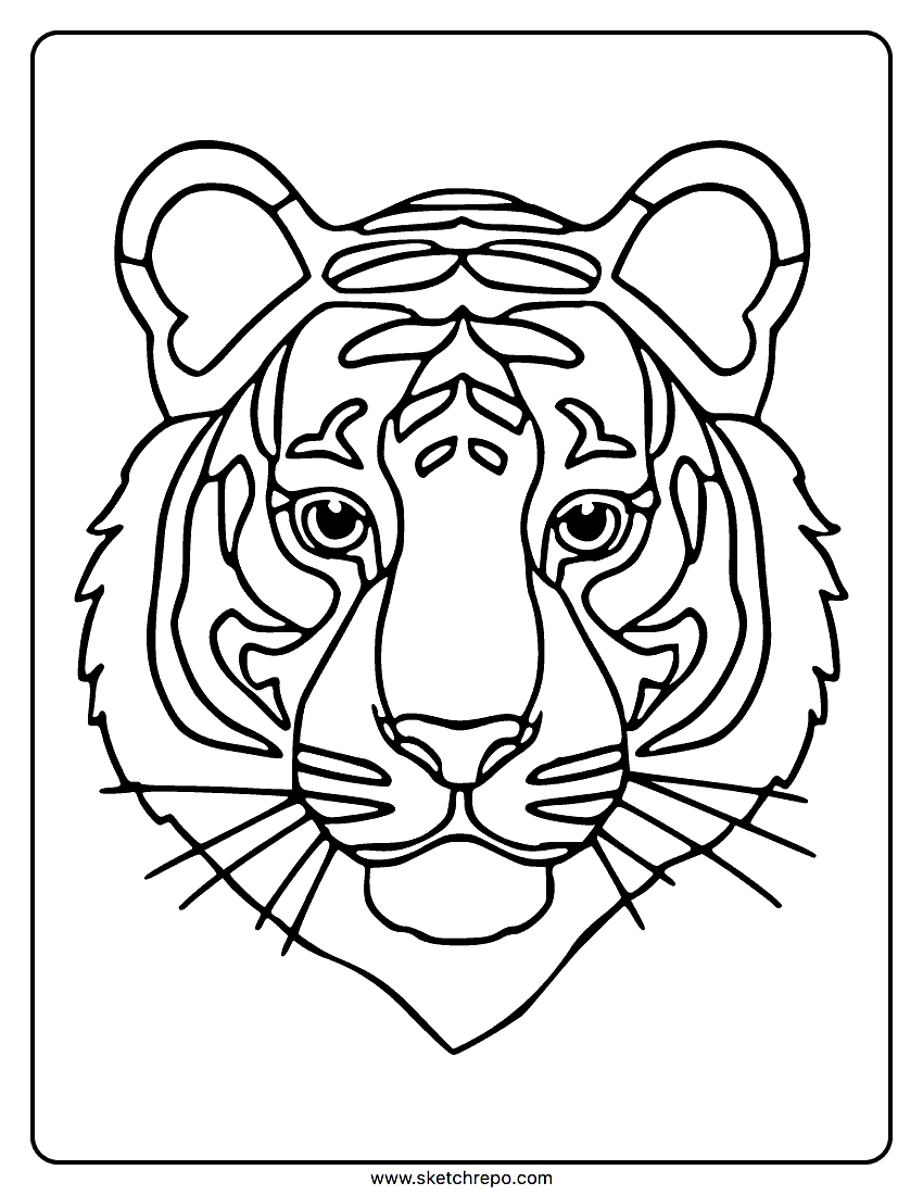 Tiger Coloring Pages