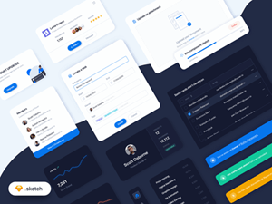 UI Kit Elements for Sketch