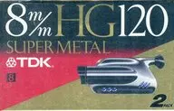 TDK 8 mm Videotape HG120 SUPER METAL 120 min 2-pack [P6-120HGGX2]