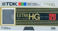 TDK VHS Video Cassette Tape EXTRA HG 120 [T120EHG]