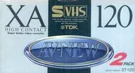 TDK VHS Video Cassette Tape XA HIGH CONTACT 120 2-pack [ST-120XAAX2]