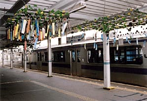 水沢駅の南部風鈴