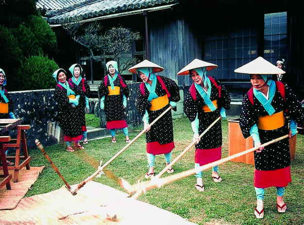 吉野川流域の藍染めのかおり