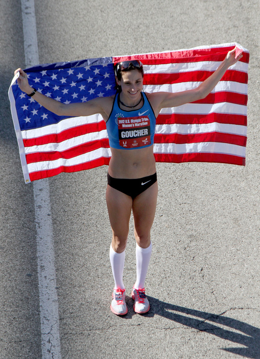 Kara Goucher will represent the United States in the 2012 Summer Games women’s marathon Aug. 5 in London. 