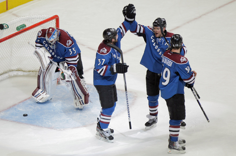 DENVER, CO - JANUARY 18:  
"Dude, we're all going to get an A"  (Photo by Doug Pensinger/Getty Images)