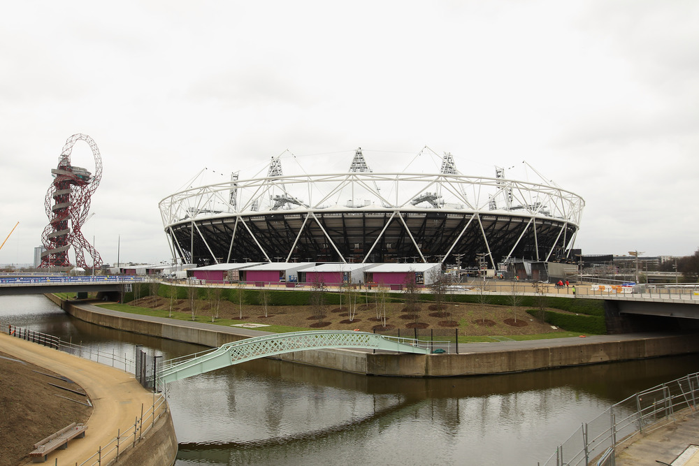 London's Olympic Stadium. Beauty, eh.  (Photo by Bryn Lennon/Getty Images)