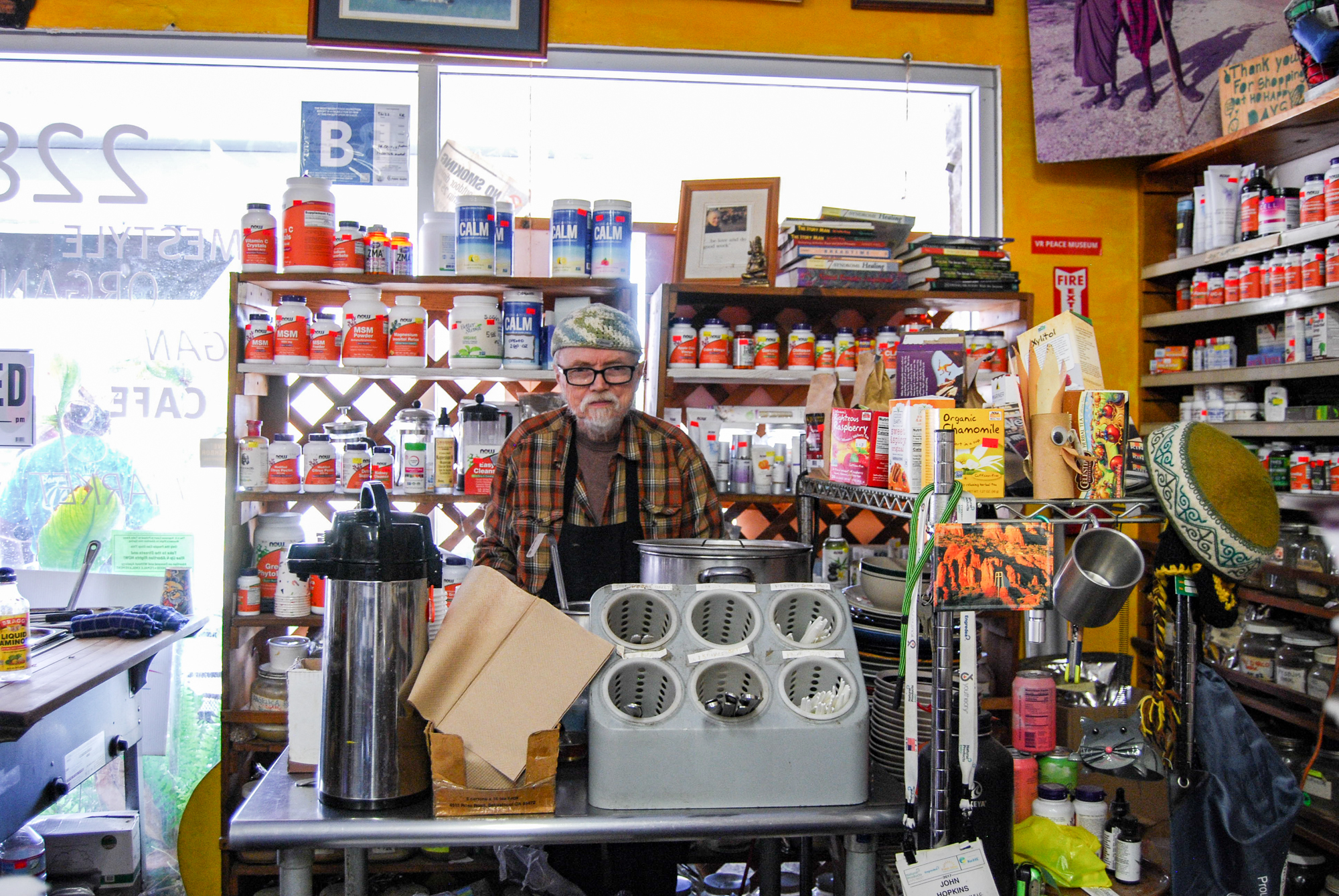 A portrait of John Hopkins of Oh Happy Days in Altadena.