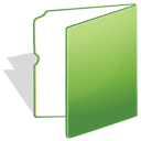 folder, green