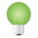 bulb, green