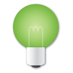 Bulb, green icon - Free download on Iconfinder