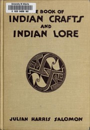 Cover of: The book of Indian crafts & Indian lore