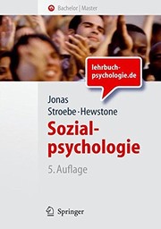 Cover of: Sozialpsychologie: Eine Einführung