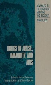 Cover of: Drugs of abuse, immunity, and AIDS