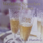 Cover of: Wedding speeches and toasts