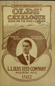 Cover of: 25th season Olds' catalogue: seeds for the farm & garden