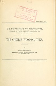 Cover of: The Chinese wood-oil tree