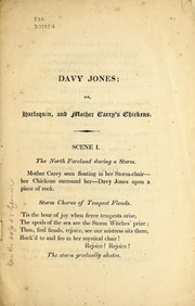 Davy Jones, or, Harlequin and Mother Carey's chickens by W. Barrymore