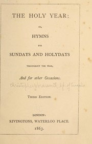 Cover of: The holy year