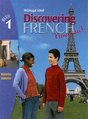 Discovering French Nouveau Bleu 1 by Jean-Paul Valette