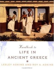 Cover of: Handbook to life in ancient Greece by Lesley Adkins, Lesley Adkins