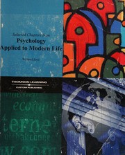 Cover of: Selected chapters from Psychology applied to modern life